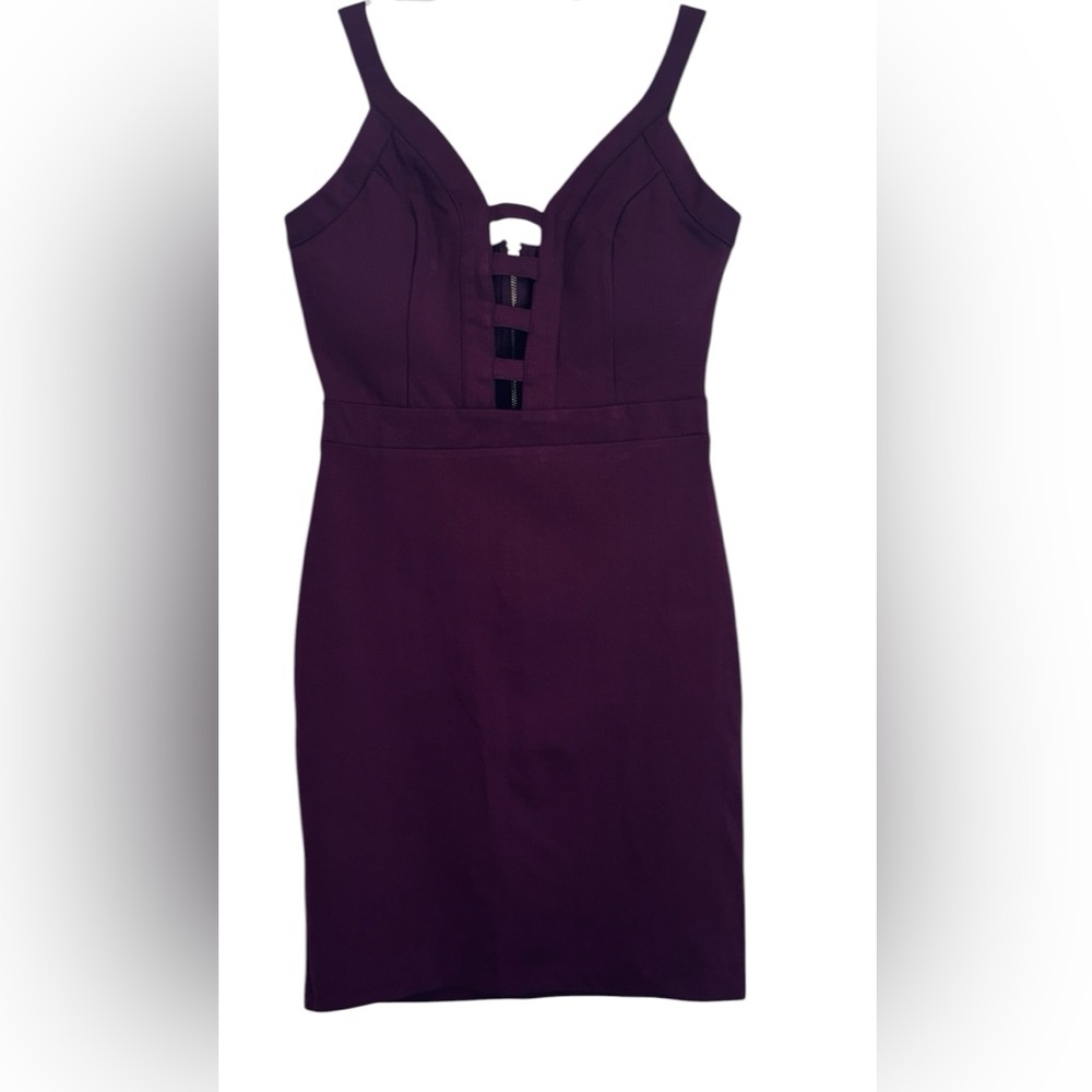 Haute Monde Strappy Corset Bodycon Mini Dress - Size Medium